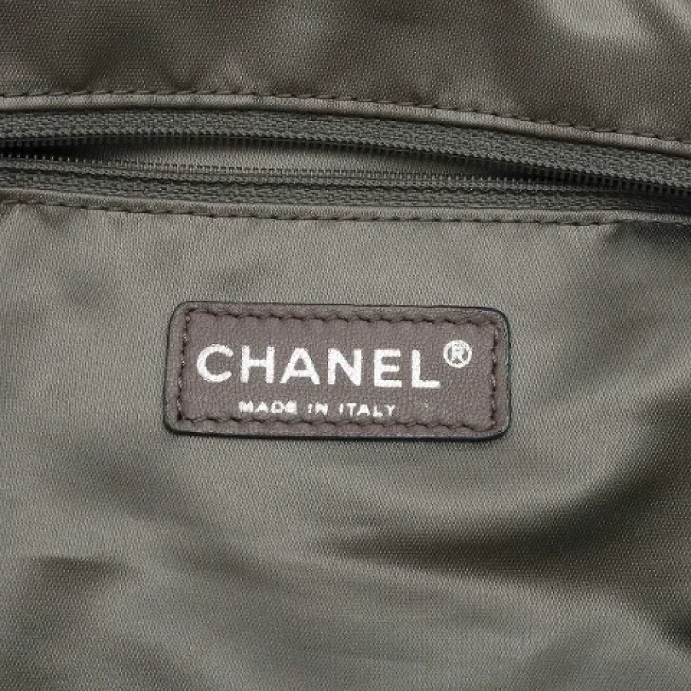 Chanel Vintage Pre-owned Leather totes White Dames