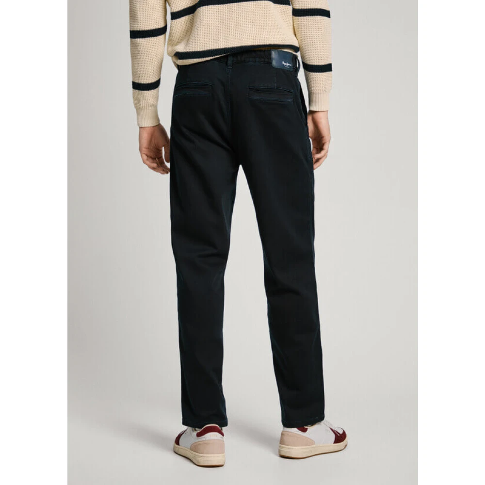 Pepe Jeans Regular Fit Tapered Jeans Gewassen kleuren Black Heren