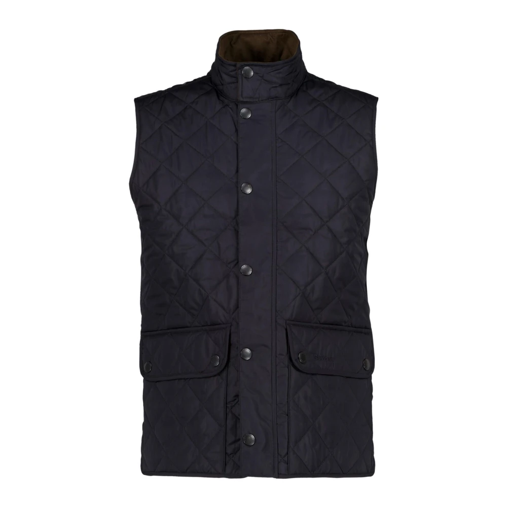 Barbour Men's Blue Lowerdale Gilet - Waistcoats - L - Jackets