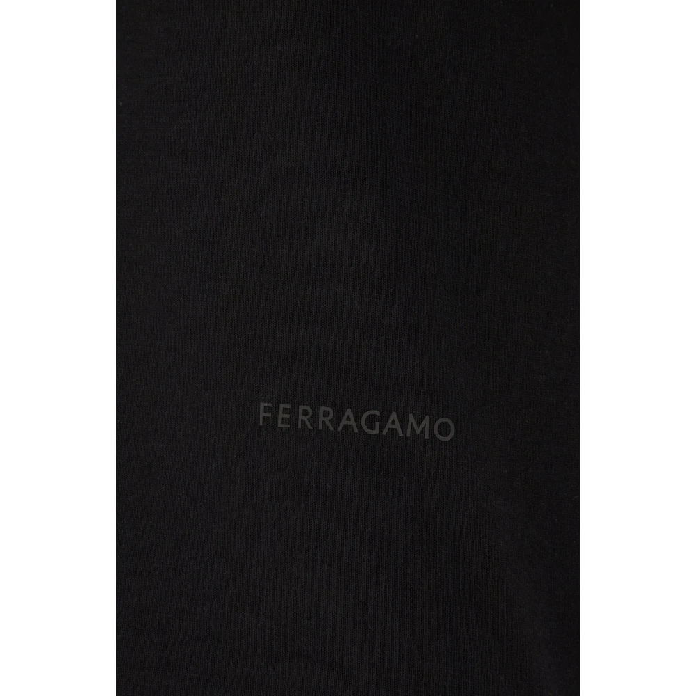 Salvatore Ferragamo Klassieke T-Shirt Black Dames