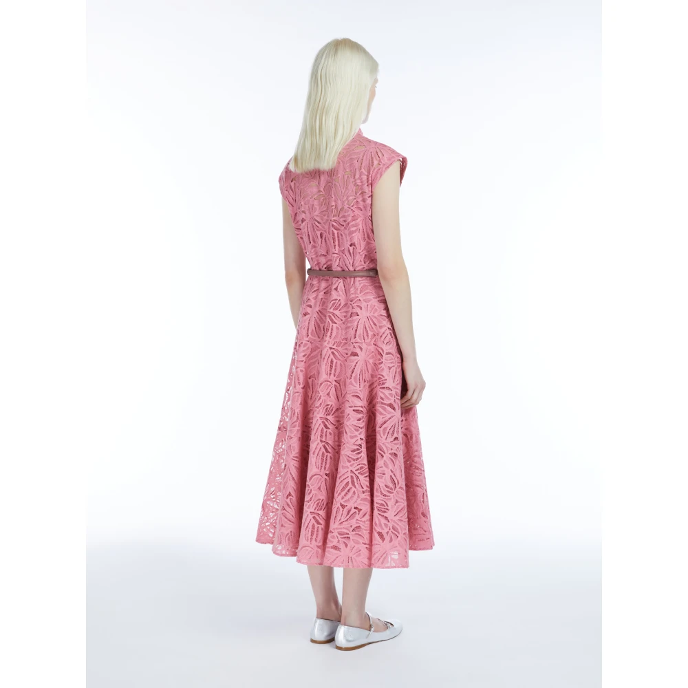 Max Mara Studio Roze Kabuki Jurken Pink Dames