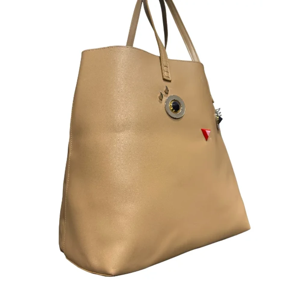 Fendi Vintage Pre-owned Leather fendi-bags Beige Dames