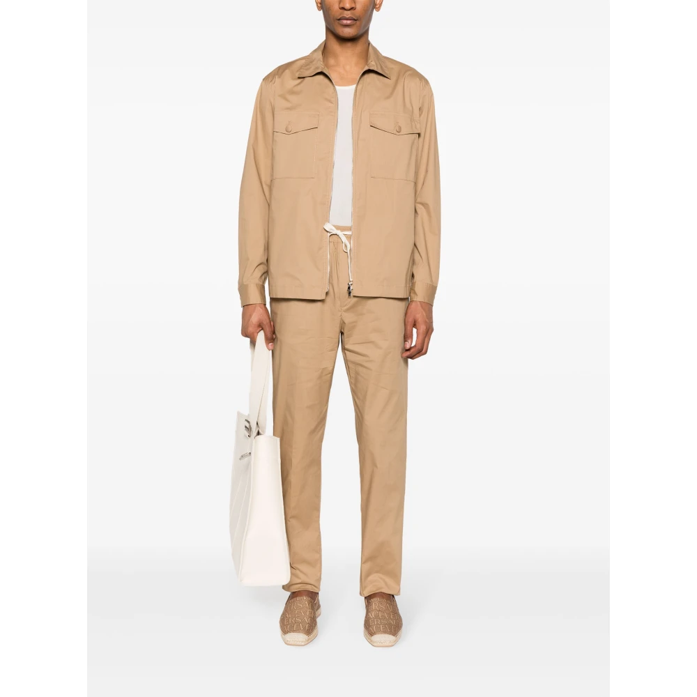 Altea Boxy Jacket Beige Heren