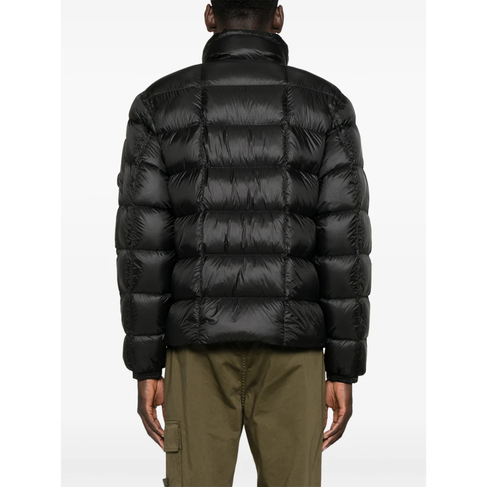 C.P. Company Zwarte Gewatteerde Jas Zonder Capuchon Black Heren