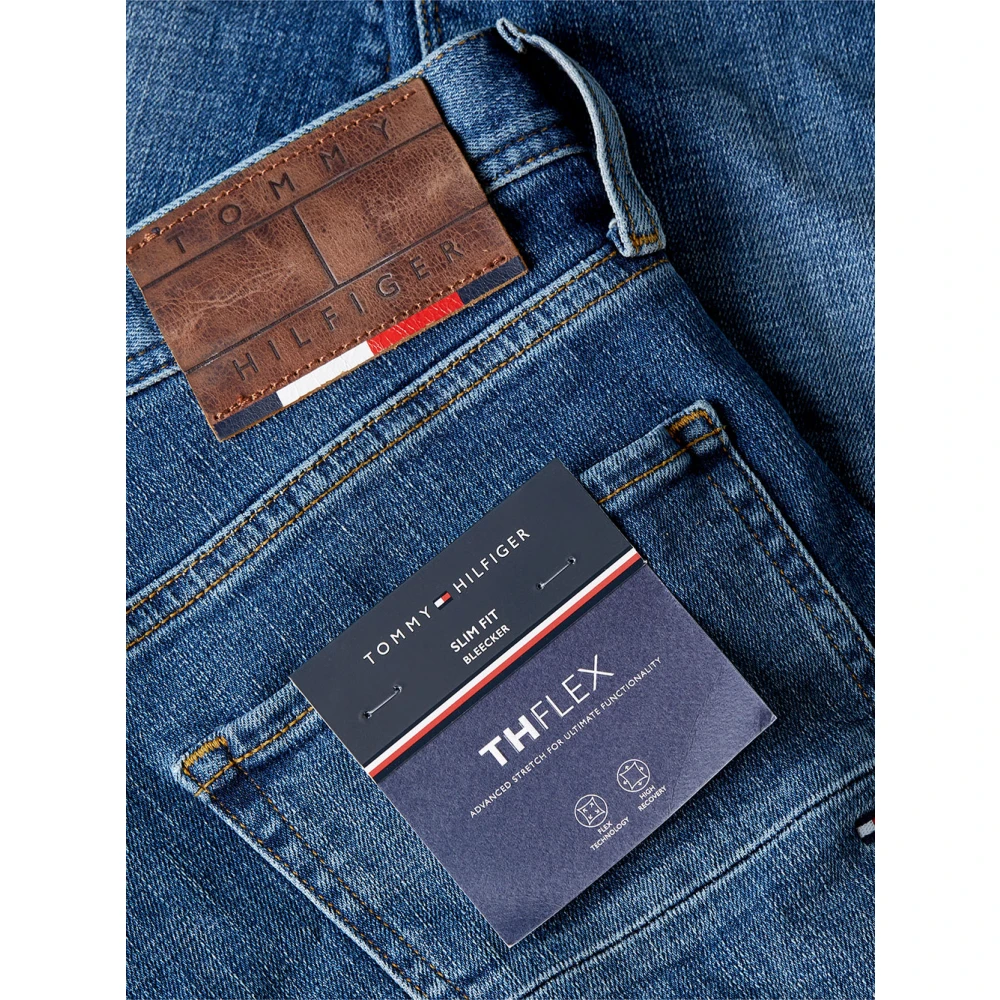 Tommy Hilfiger Slim Denim Jeans voor Mannen Blue Heren