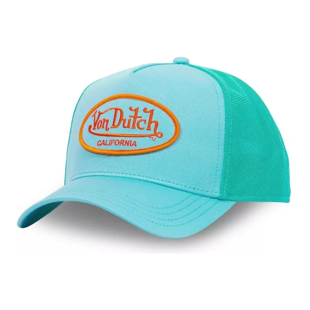 Von Dutch Turquoise Trucker Cap Blue Heren
