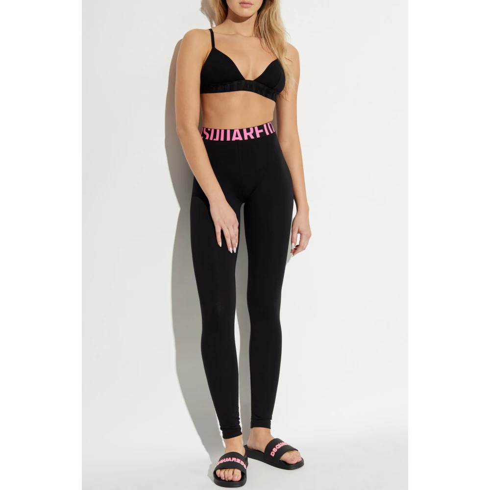 Dsquared2 Leggings uit de ondergoedcollectie Black Dames