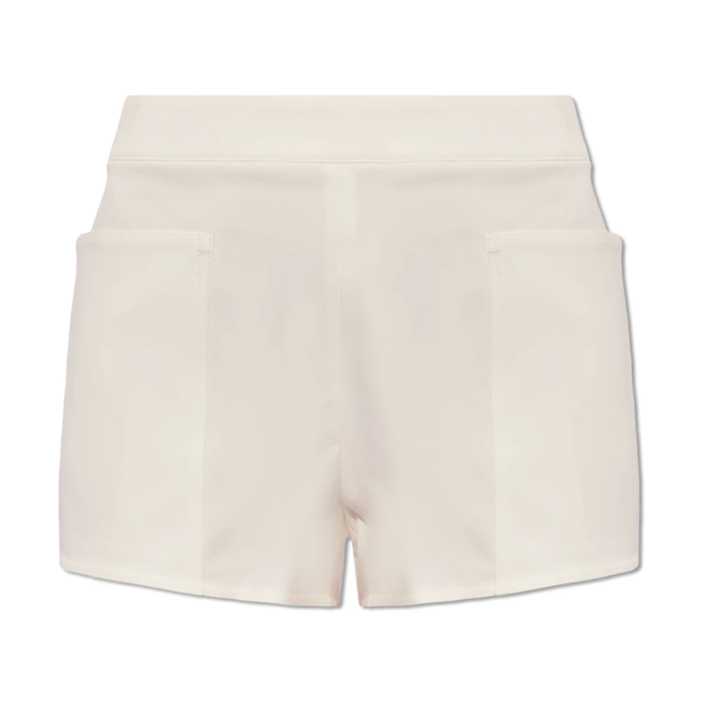 Max Mara Riad hoge taille shorts White Dames