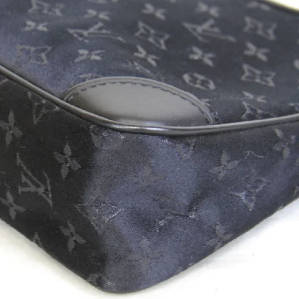 Louis Vuitton Vintage Pre-owned Fabric shoulder-bags Black Dames