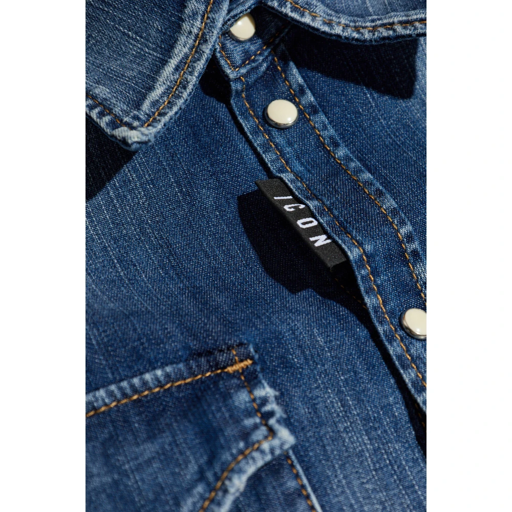 Dsquared2 Denim overhemd Blue Dames