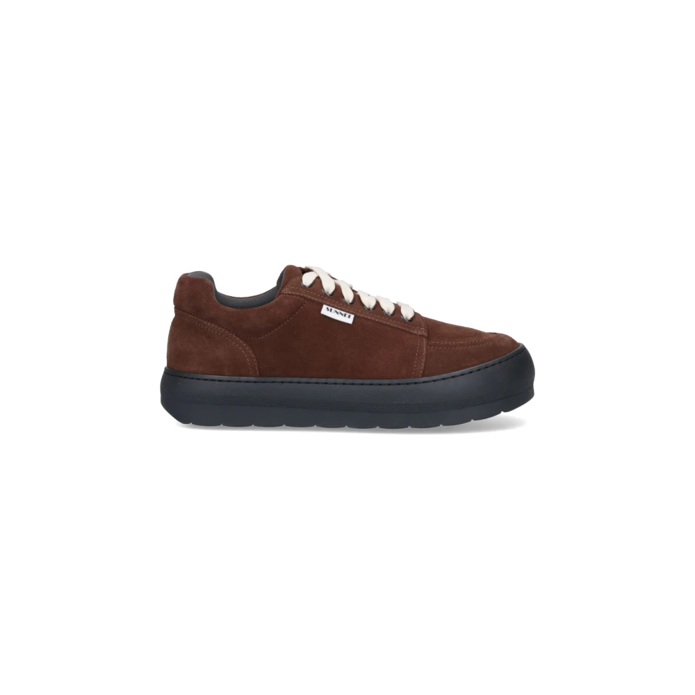 Sunnei Bruine Sneakers Heren Schoenen
