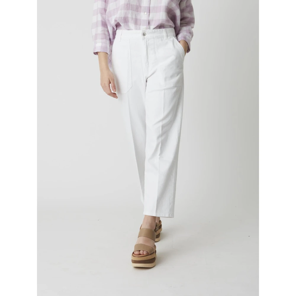 Nine In The Morning Cloe Broek White Dames