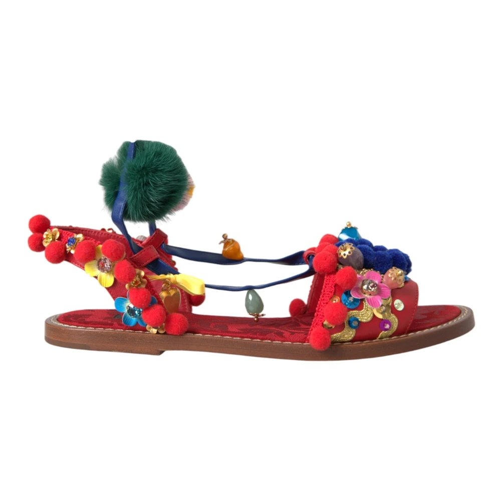 Dolce & Gabbana Donna Multicolor Sandali Bassi Stupendi