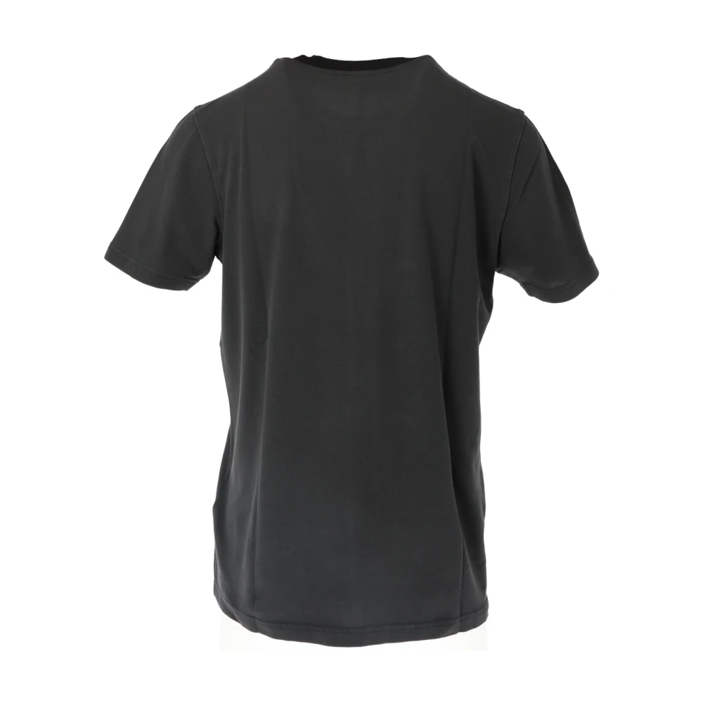 Diesel Gedrukt Heren T-shirt Lente Zomer Katoen Black Heren