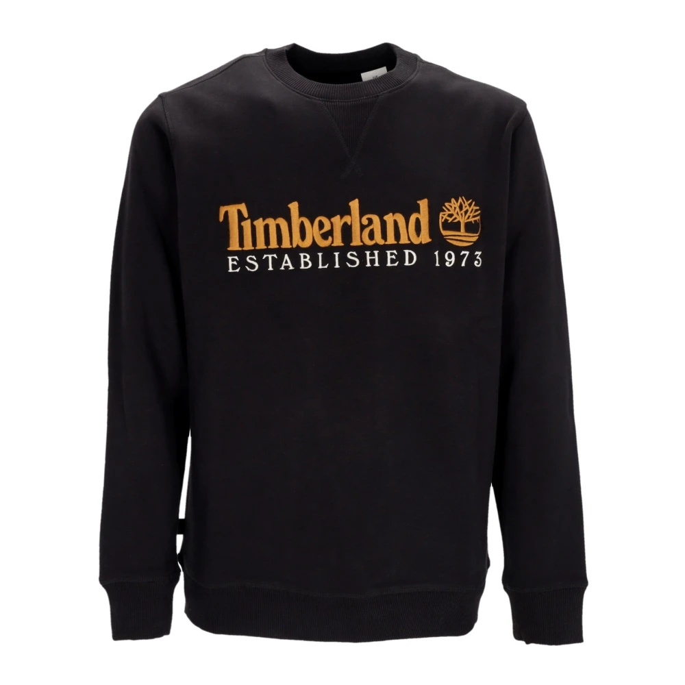 Timberland Vintage Crewneck Sweatshirt Zwart Black Heren