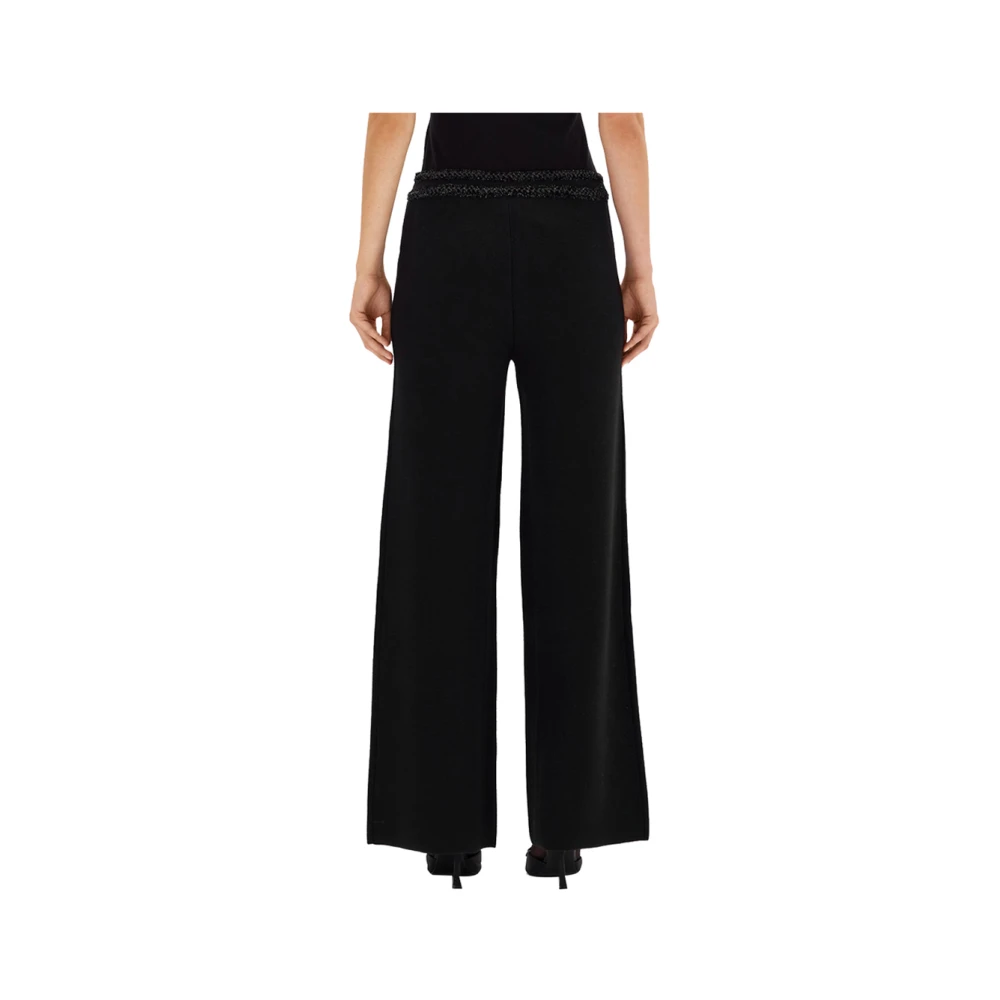 Blugirl Zwarte Getailleerde Broek Black Dames