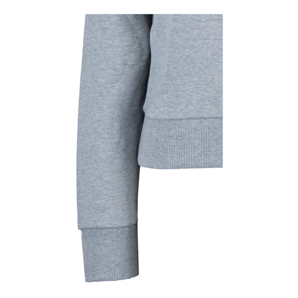 Burberry Dames Pullover Sweater met Geborduurd Logo Gray Dames