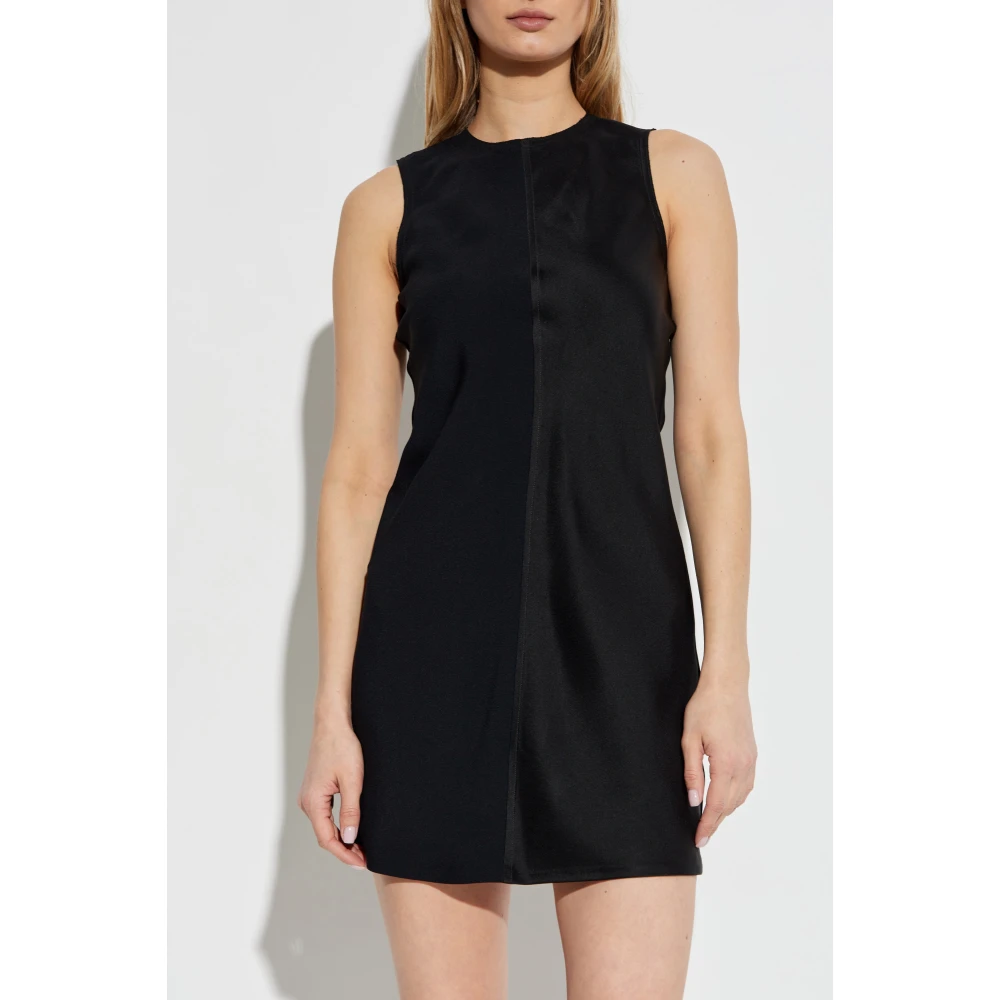 Ami Paris Mouwloze jurk Black Dames