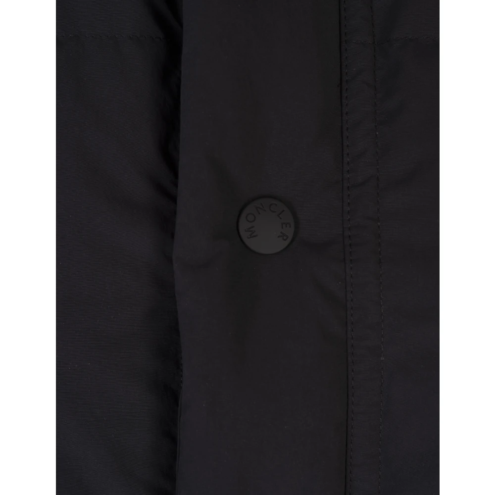 Moncler Zwarte Gewatteerde Gilet Baldy Black Heren
