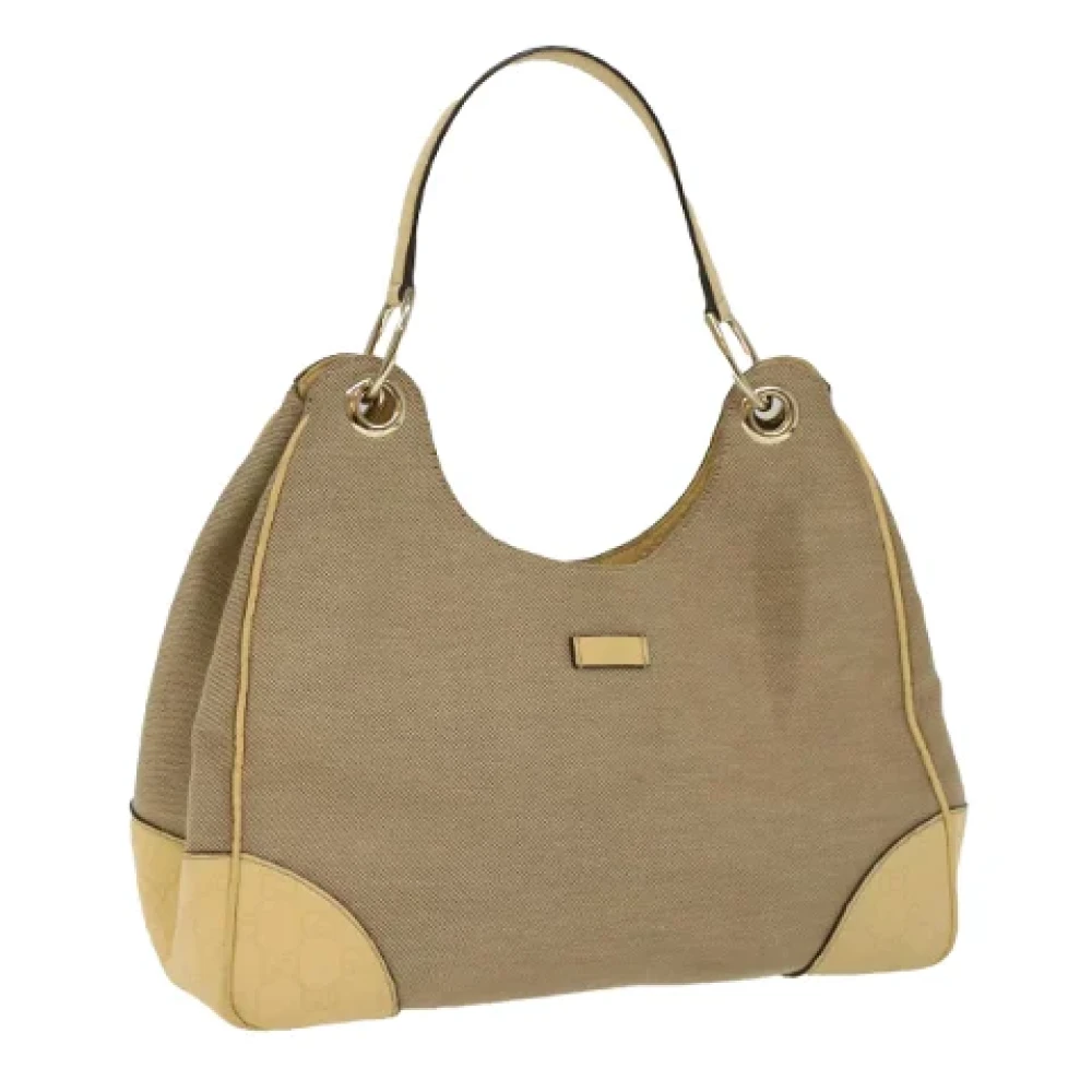 Gucci Vintage Pre-owned Canvas gucci-bags Gray Dames