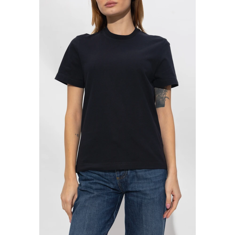 Bottega Veneta Katoenen T-shirt Blue Dames