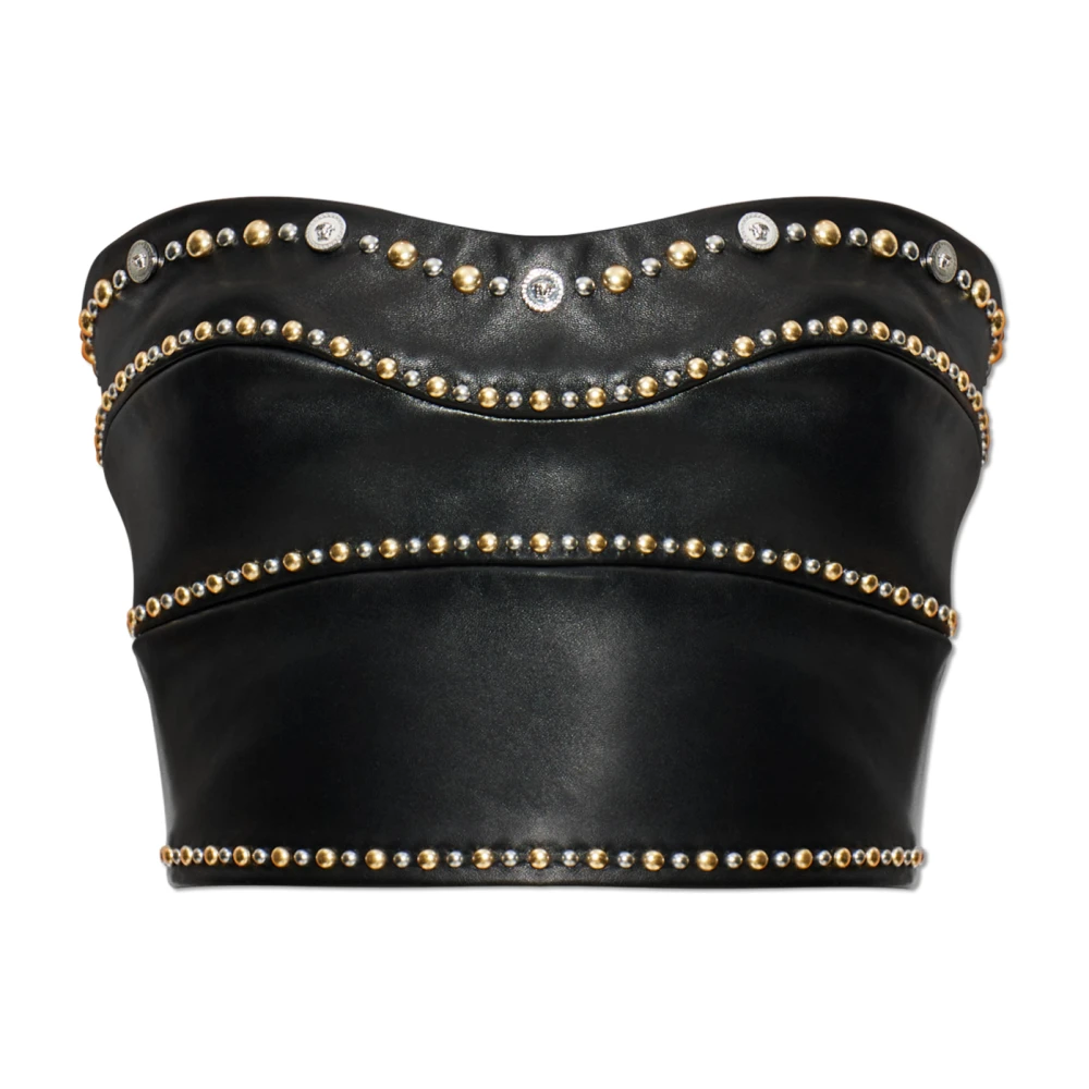 Versace Donna Nero Top, 2XS, New,