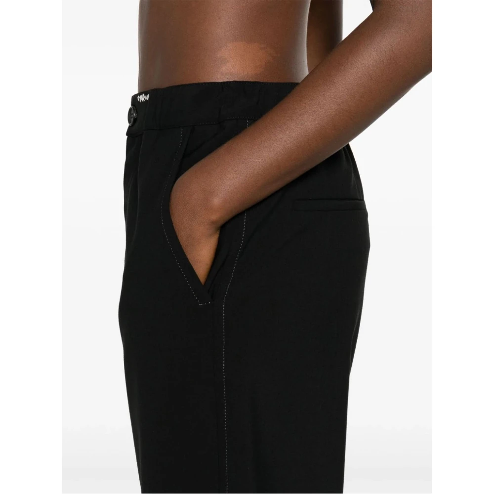 Marni Stijlvolle Damesbroek Aw24 Black Dames