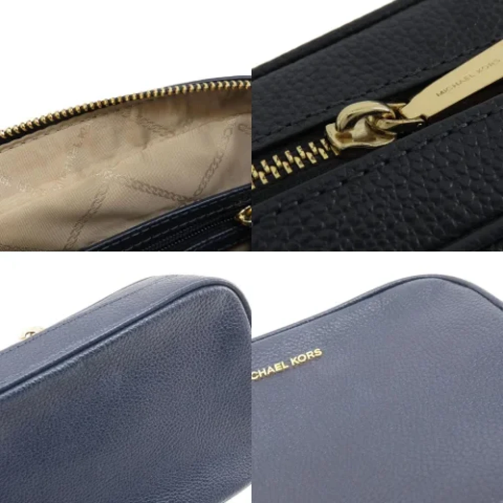 Michael Kors Pre-owned Leather shoulder-bags Blue Dames