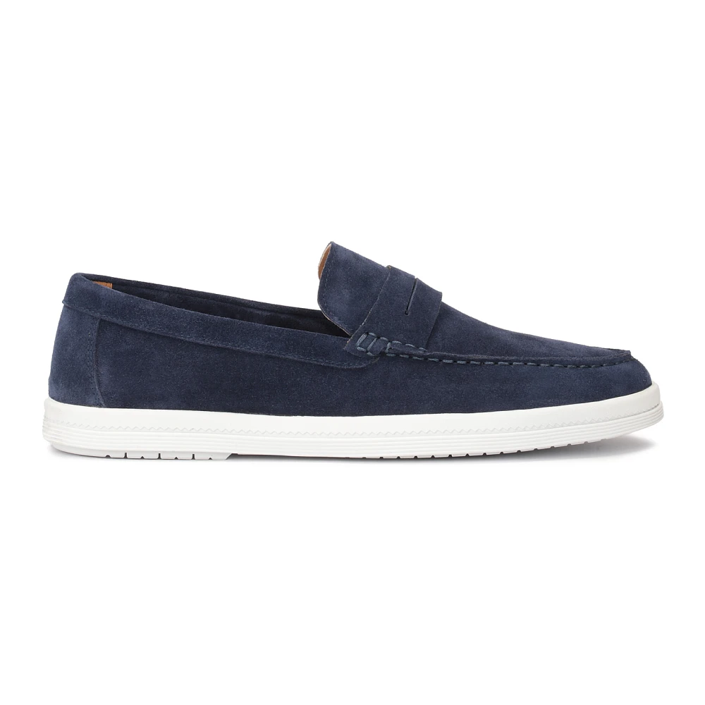 Kazar Heren instap marineblauwe sneakers Heren Schoenen