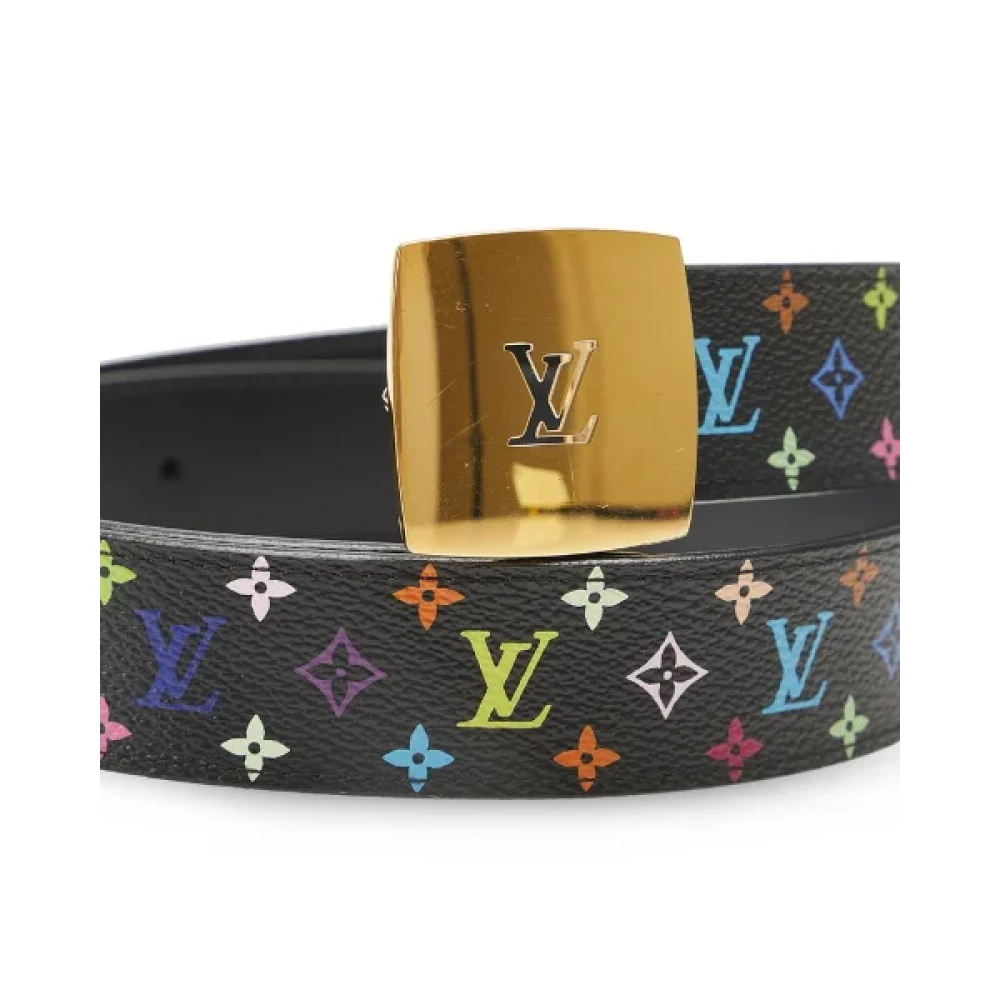 Louis Vuitton Vintage Pre-owned Cotton belts Multicolor Dames