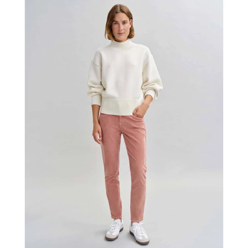 Opus Babycord Jeans Pink Dames