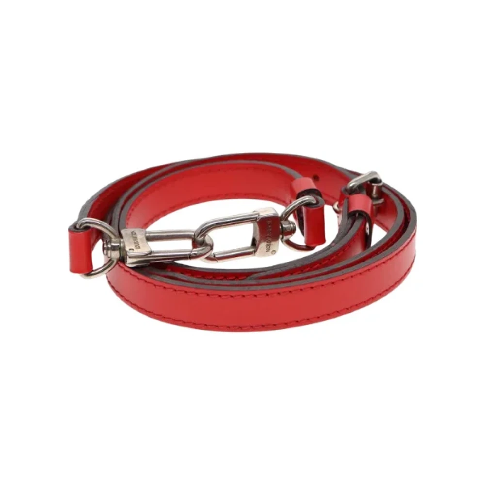 Louis Vuitton Vintage Pre-owned Leather home-office Red Dames