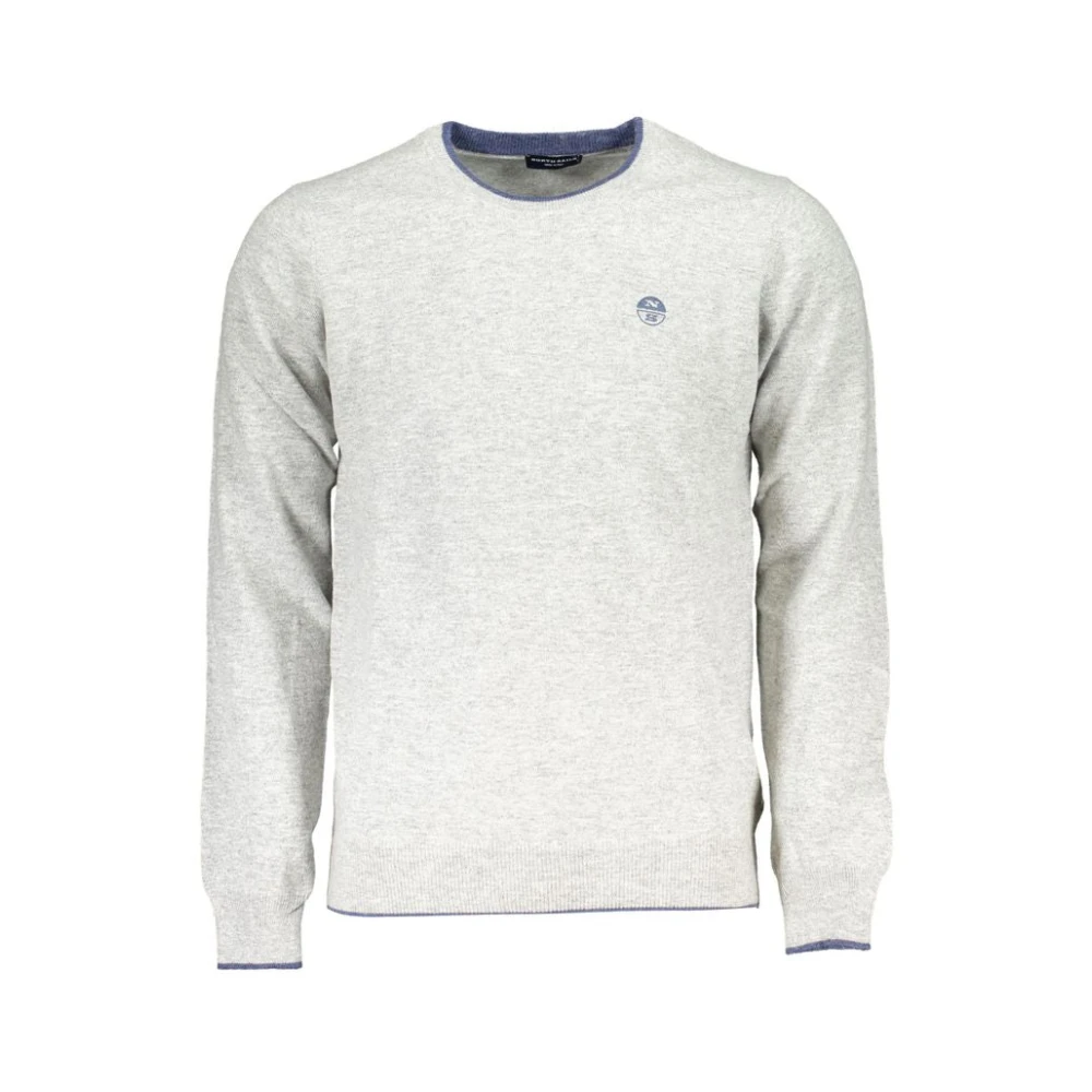 North Sails Grijze Trui met Contrastdetails Gray Heren