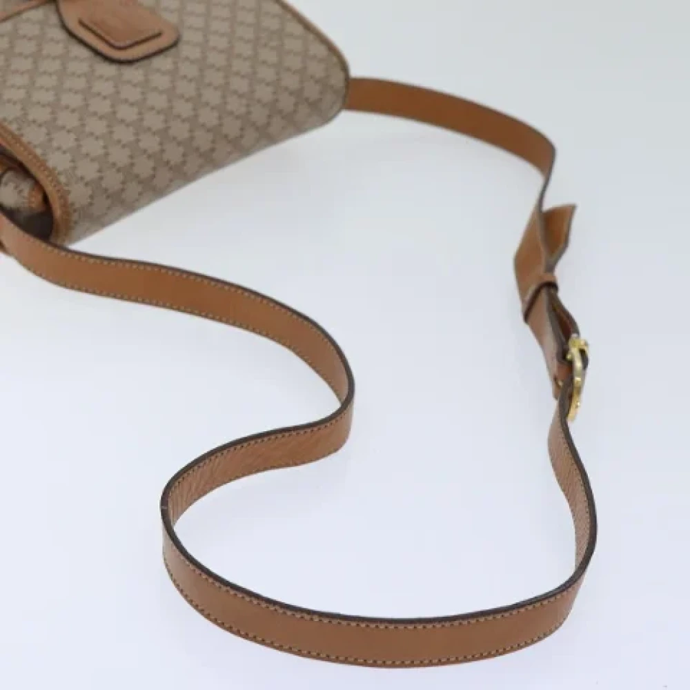 Celine Vintage Pre-owned Canvas celine-bags Beige Dames
