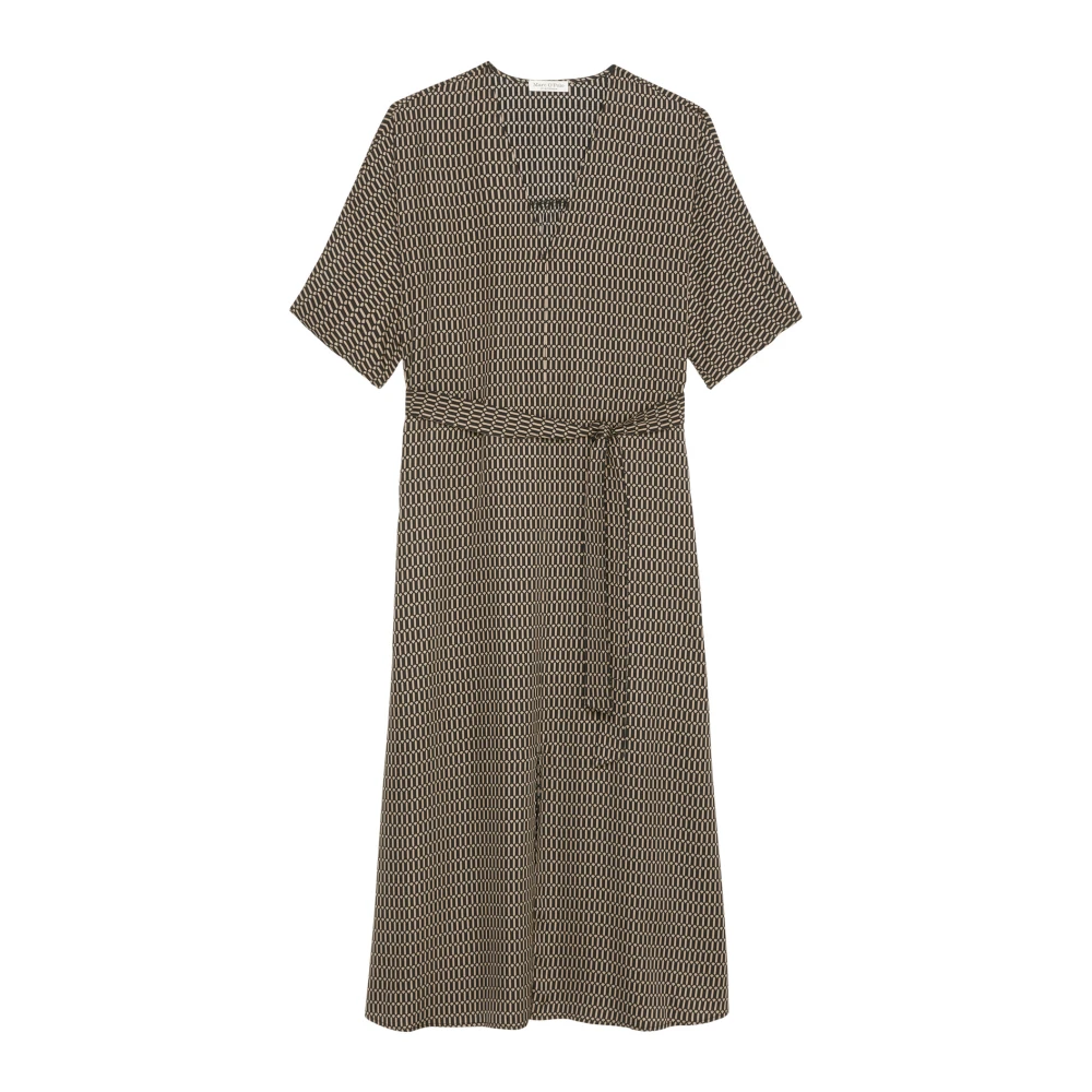 Marc O'Polo Midi jurk gevormd Brown Dames
