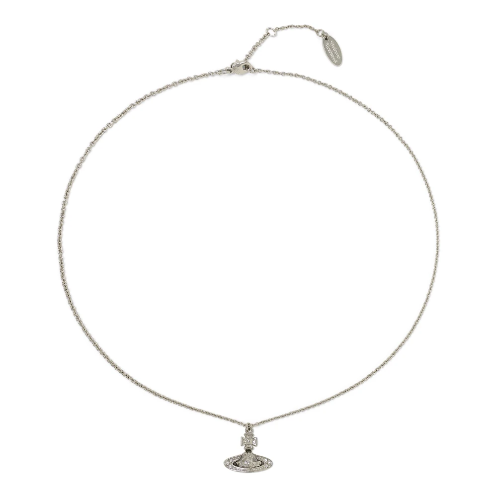 Vivienne Westwood Women's Gray Necklaces, One Size, Pina Small Bas Relief Pendant