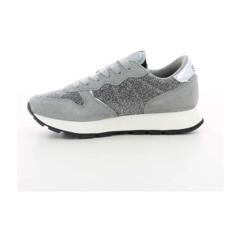 Sun68 Dameschoenen Zilver Glitter Gray Dames