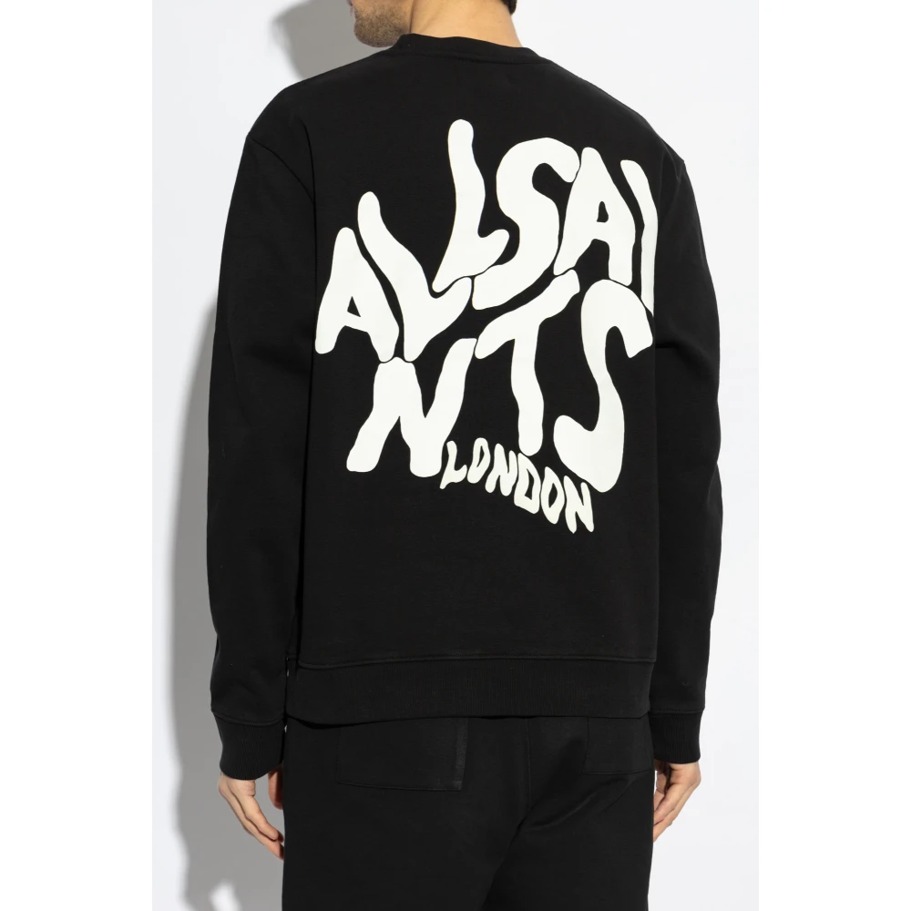 AllSaints Sweatshirt 'Orlando' Black Heren