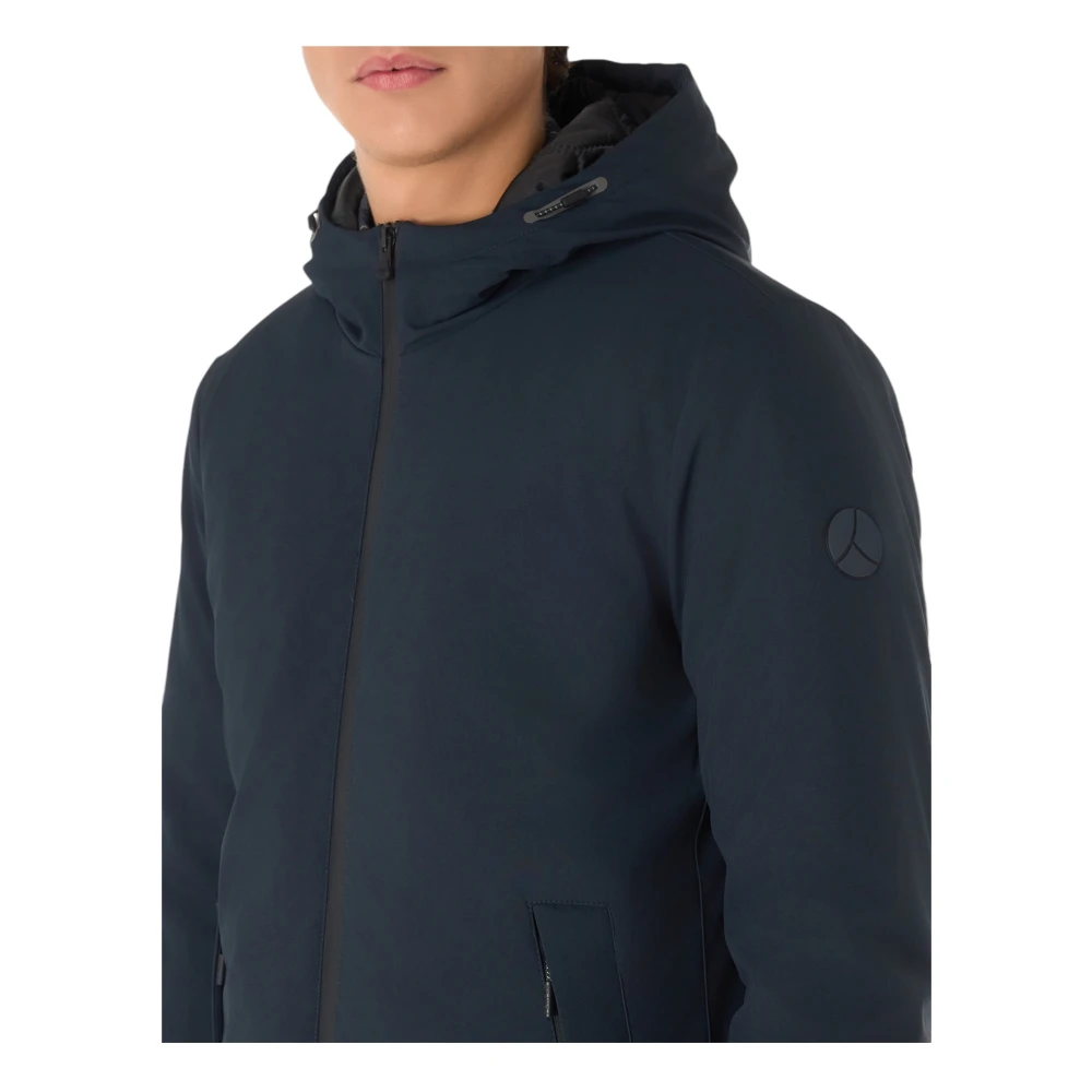People of Shibuya Parka Met Capuchon Blue Heren