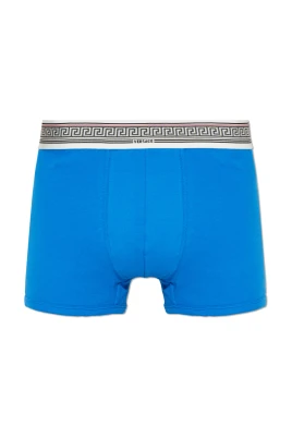 Ribbstickade boxershorts i bomullsjersey