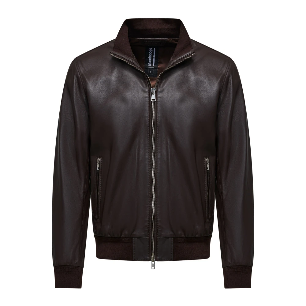 Jackets > Leather Jackets - - BomBoogie - Modalova