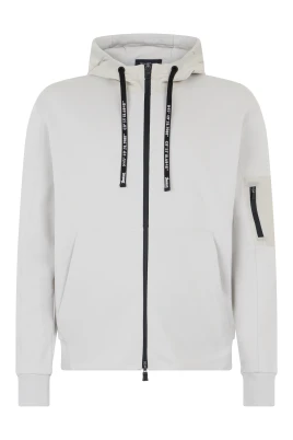 Vit hoodie med elegant och mångsidig design