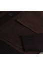 cardigan-marron-avec-devant-en-daim