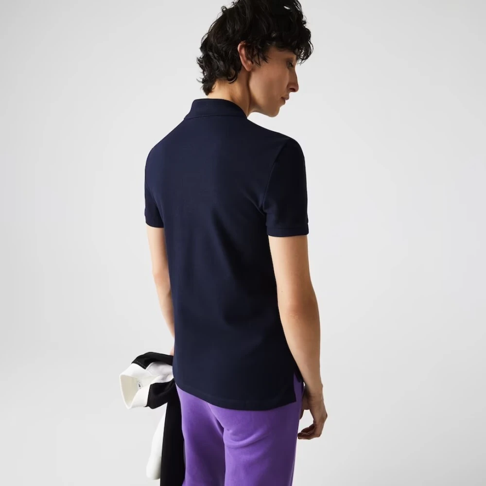 Lacoste Donkerblauw Regular Fit Polo Shirt Sport Blue Dames