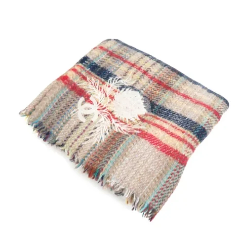 Chanel Vintage Pre-owned Wool scarves Multicolor Dames