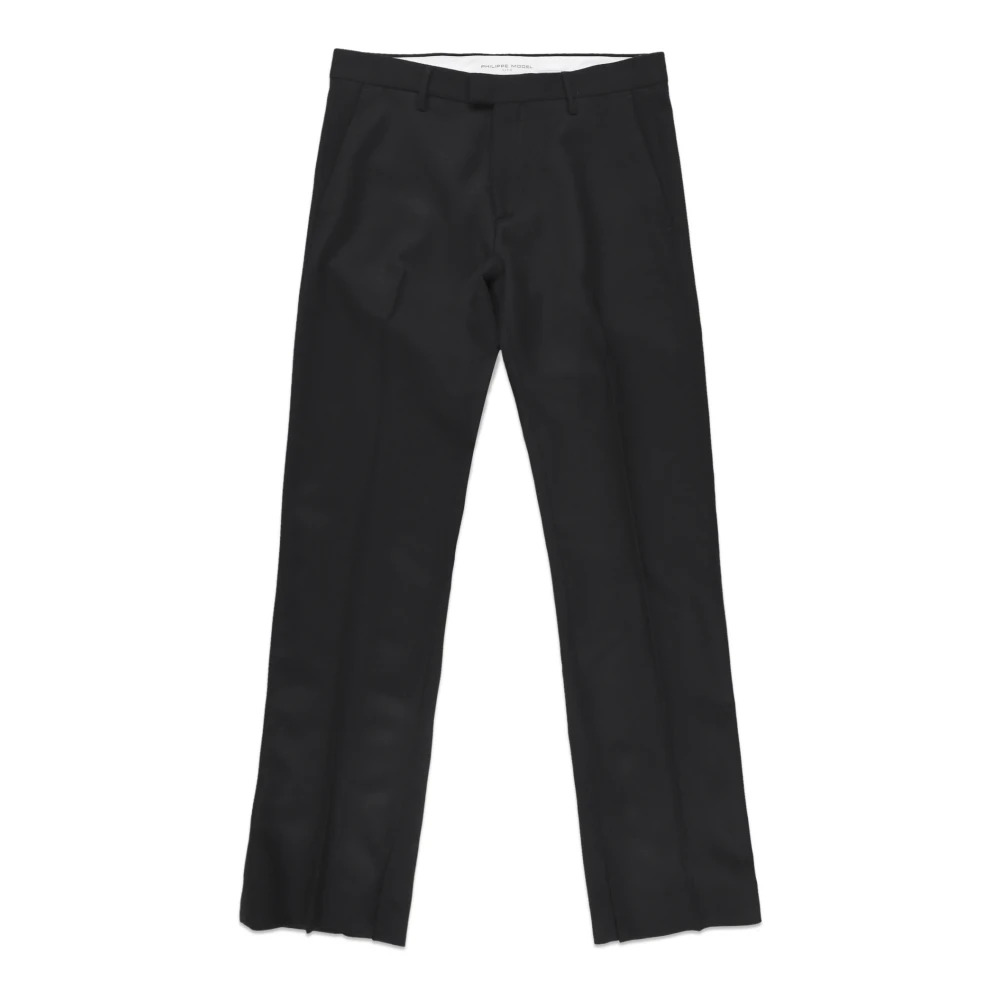 Philippe Model Men's Black Trousers - Straight Trousers - Xl - Trousers