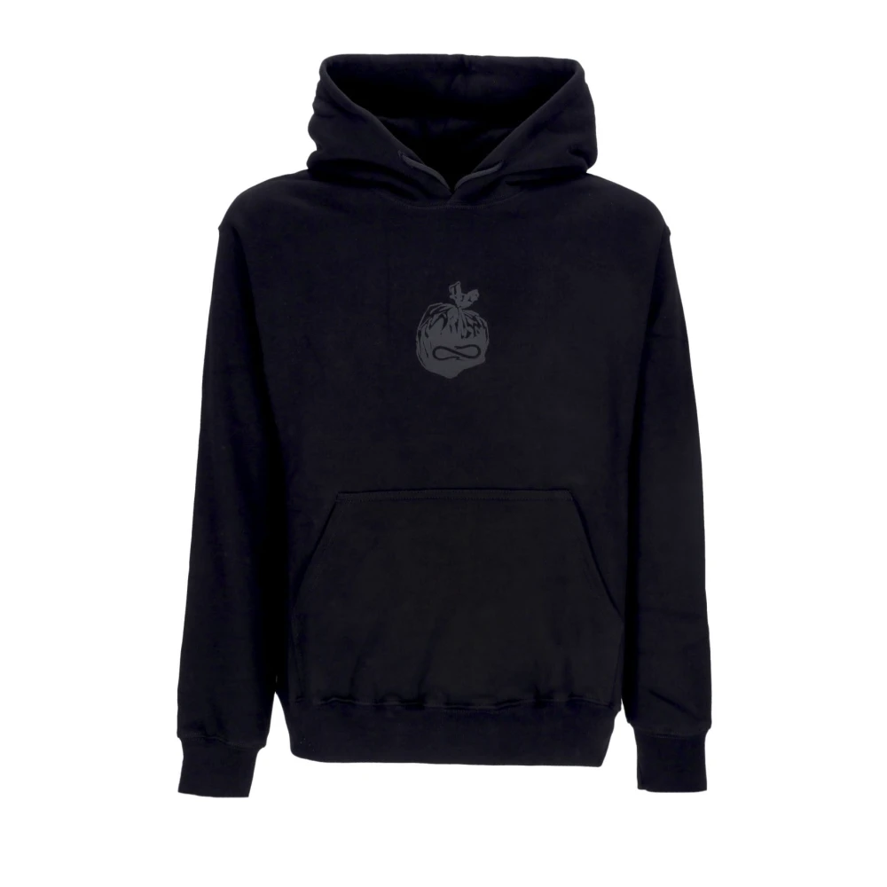 Propaganda Zwarte hoodie met kangoeroezak Black Heren