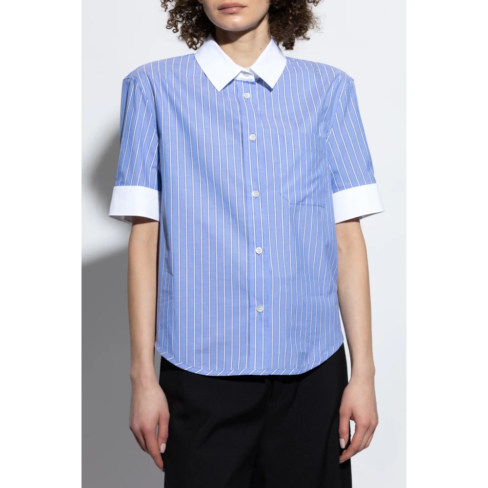 Marni Gestreept overhemd Blue Dames