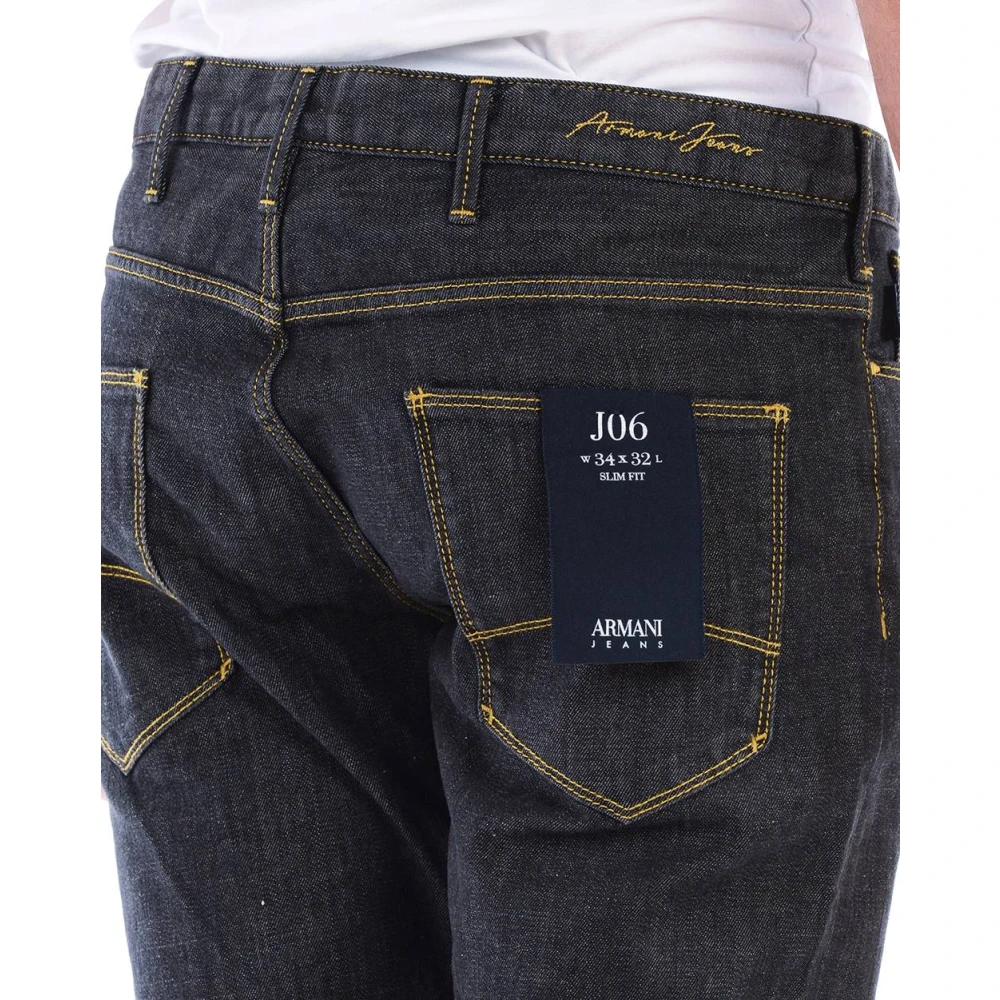 Armani Jeans Black Heren