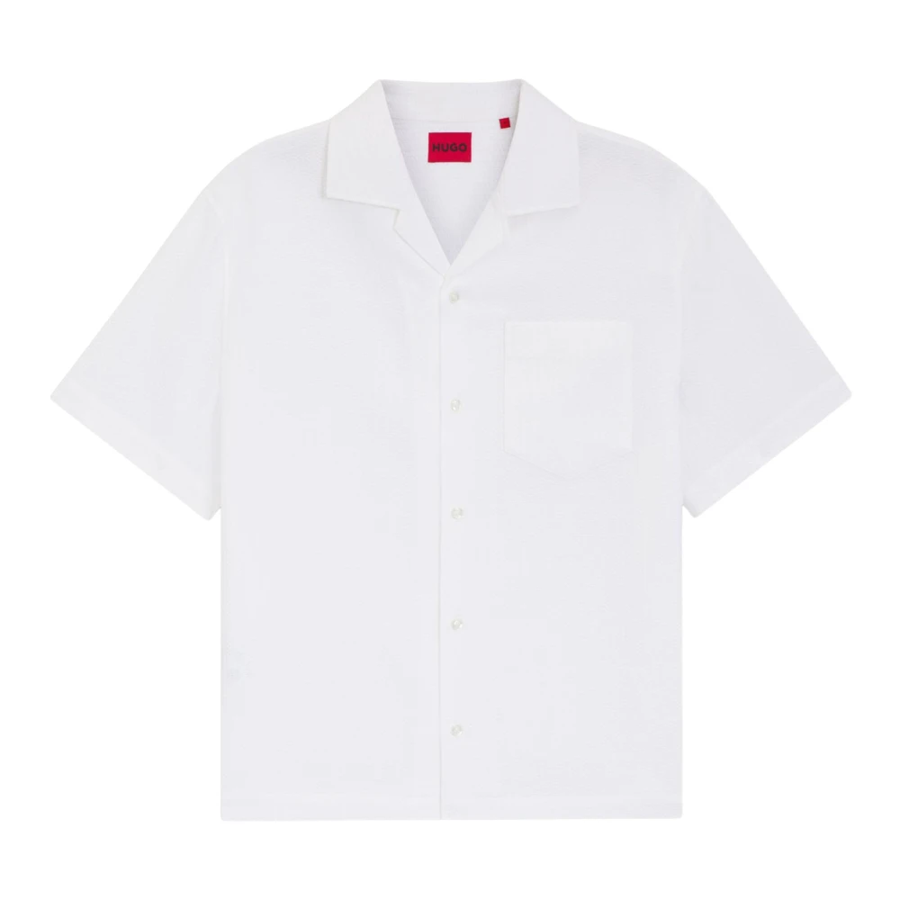 Hugo Hombre Blanco Camisas, Talla: 2XL